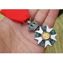 French Legion of Honour Chevalier Class with Crown in Antique Silver (1st Empire)