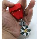 French Legion of Honour Officer Class with Crown in Antique Silver (1st Empire)