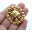 WW1 Wound Badge in Gold（ Hollow Stamped Version）