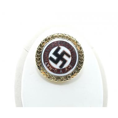 Nazi Party Badge in Gold-Large Version
