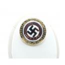 Nazi Party Badge in Gold-Large Version