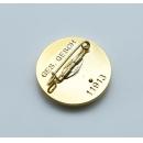 Nazi Party Badge in Gold-Large Version（Locking Pin）