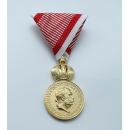 Bronze Military Merit Medal on the War Ribbon ,Franz Joseph I（Austria-Hungary)