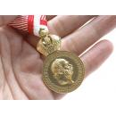 Bronze Military Merit Medal on the War Ribbon ,Franz Joseph I（Austria-Hungary)