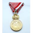 Bronze Military Merit Medal on the War Ribbon with Swords, Franz Joseph I（Austria-Hungary)