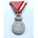Silver Military Merit Medal on the War Ribbon ,Franz Joseph I（Austria-Hungary)