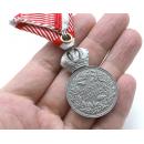 Silver Military Merit Medal on the War Ribbon with Swords, Franz Joseph I（Austria-Hungary)
