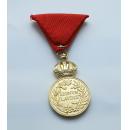 Bronze Military Merit Medal on the Red Ribbon, Franz Joseph I（Austria-Hungary)