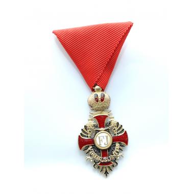Knight’s Cross of the Order of Franz Joseph on the Red Ribbon