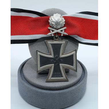 3-piece Knight's Cross with Oak Leaf and Swords(Nickel Silver)