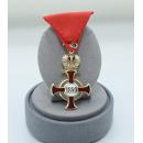 Golden Cross of Merit on the Red Ribbon with the Crown and Swords (Austria-Hungary)