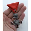Silver Cross of Merit on the Red Ribbon with the Crown (Austria-Hungary)
