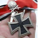 3-piece Knight's Cross with Oak Leaf and Swords(Nickel Silver)