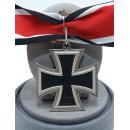 3-piece Knight's Cross with Oak Leaf (Nickel Silver)