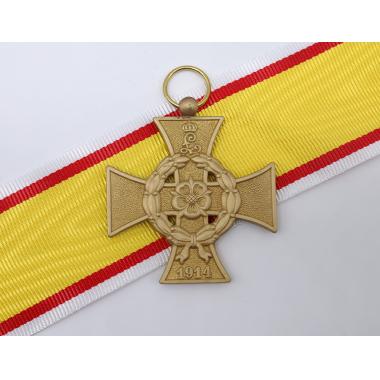 War Merit Cross (Lippe) 	with Combat Ribbon